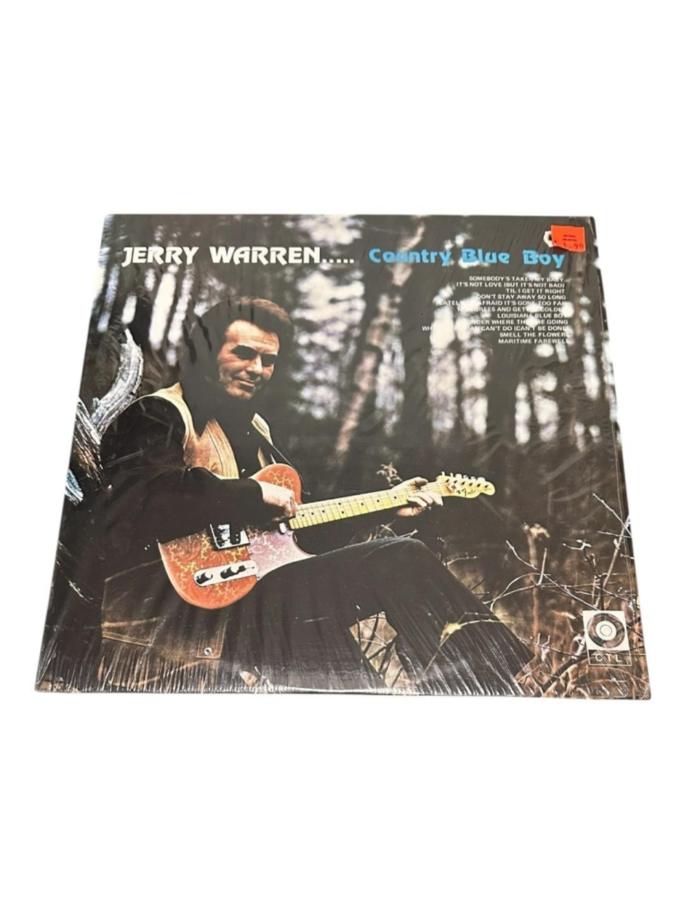 Vintage Jerry Warren Vinyl LP Country Blue Boy CTL Country Black Canada